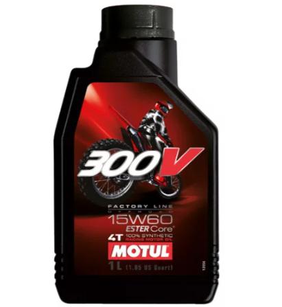 Ulei de motor sintetic 4T MOTUL 300V OFF ROAD 15W60, 1 litru